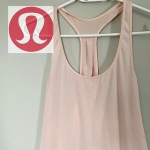 Lululemon Racerback Tank in Light Pink